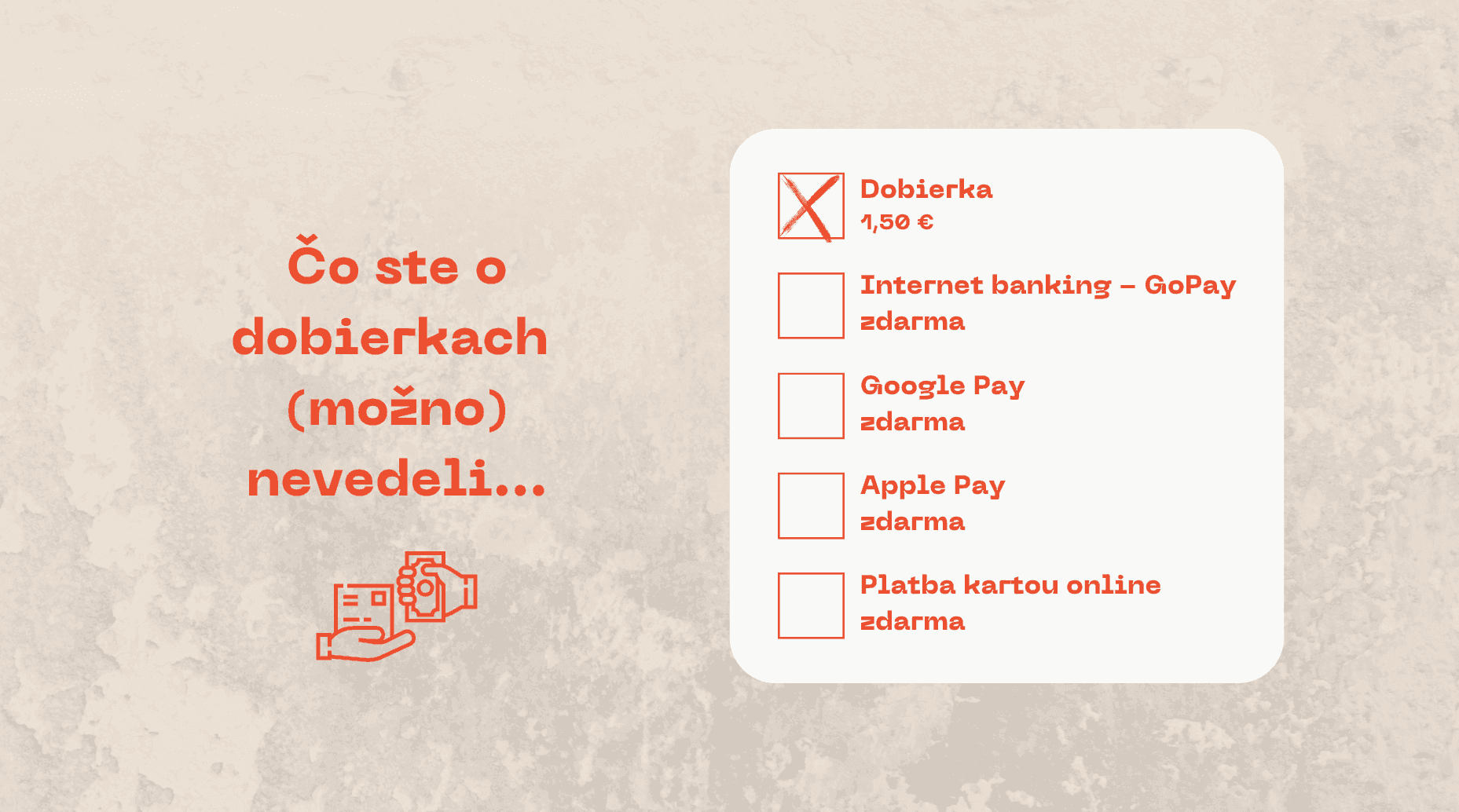 Co jste o dobírkách (možná) nevěděli…