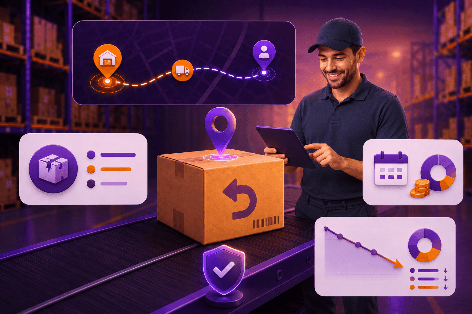 Returned parcel management in Neoship
