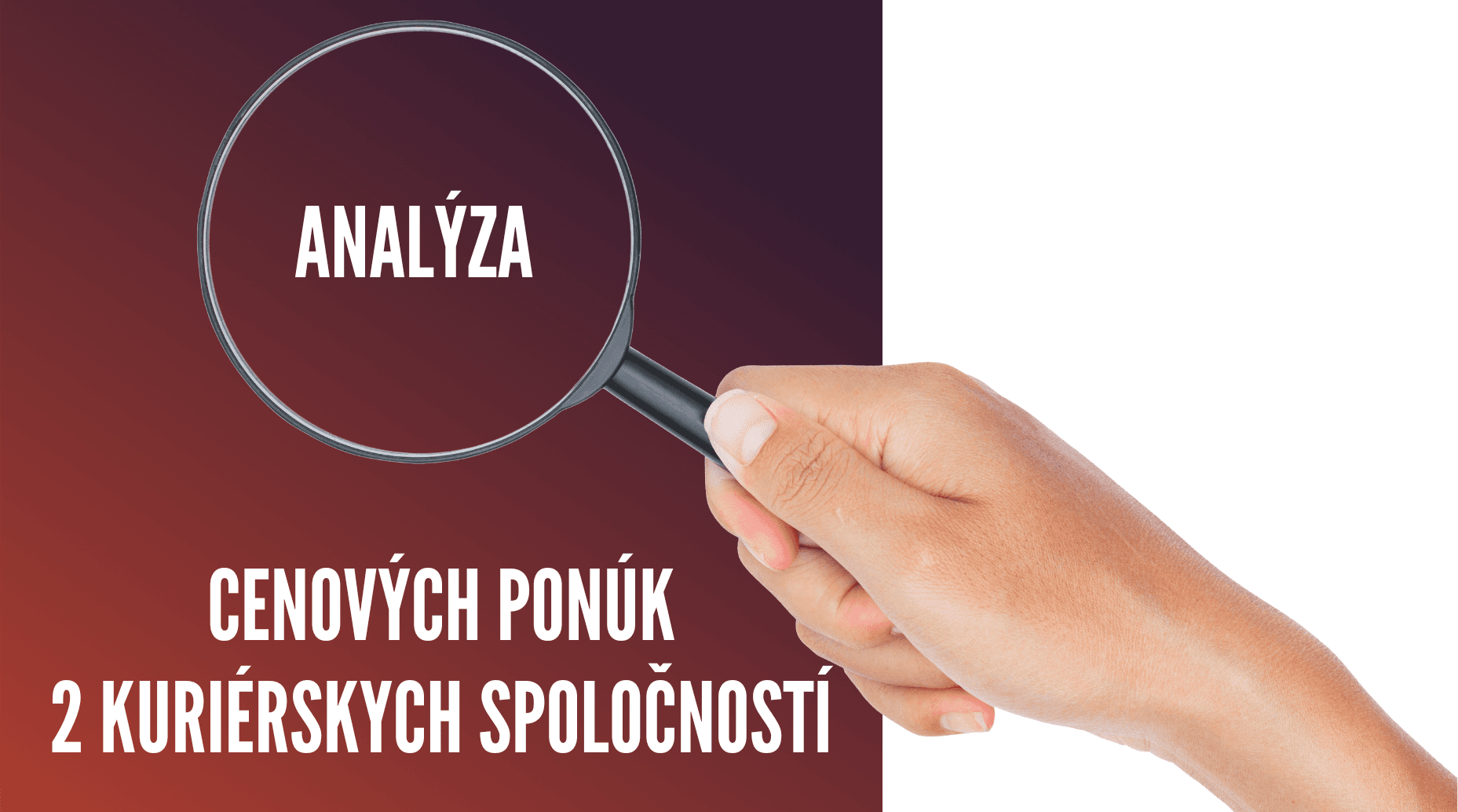 Analýza cenových ponúk 2 kuriérskych spoločností