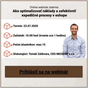 Exkluzívne letné webináre o expedovaní ZDARMA – s Neoshipom