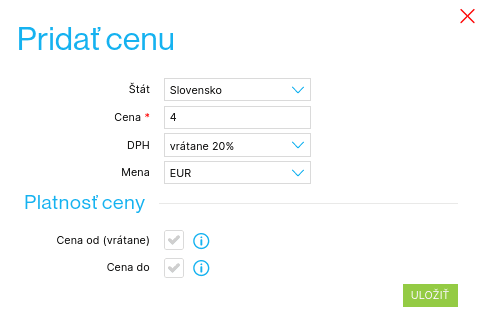 Cenník dopravy