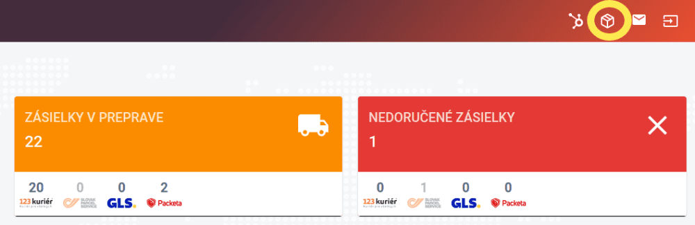 Ikona balíka v Neoshipe