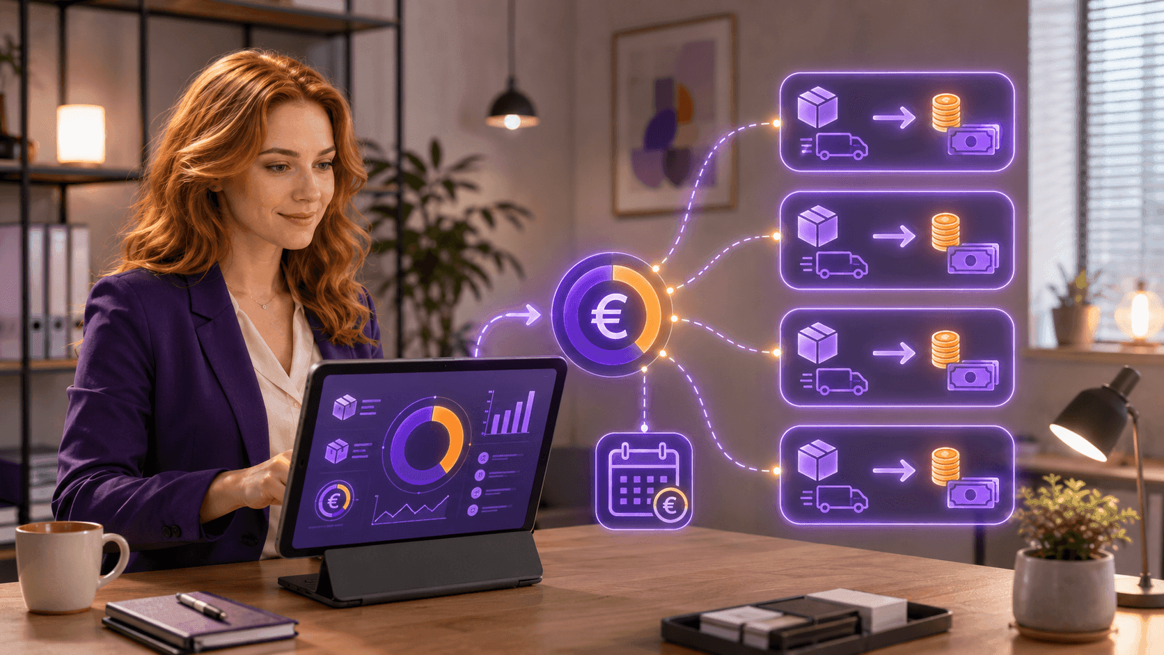 Overview of cash-on-delivery payments from all carriers in Neoship